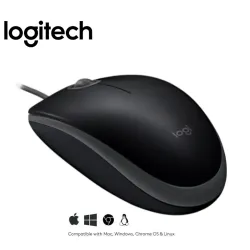 COMBO LOGITECH MOUSE M110 NEGRO Y PAD MOUSE 200x230 AZUL