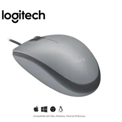 COMBO LOGITECH MOUSE M110 GRIS Y PAD MOUSE 200x230 AZUL
