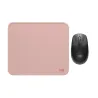 COMBO LOGITECH MOUSE M190 CARBON  PAD MOUSE 200x230 ROSADO