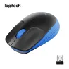 COMBO LOGITECH MOUSE M190 AZUL PAD MOUSE 200x230 NEGRO