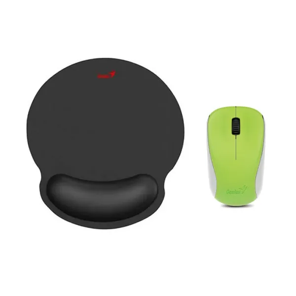 COMBO GENIUS MOUSE NX -7000 VERDE PAD MOUSE G-WMP 100 C/DESCANSADOR