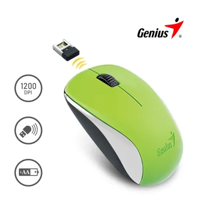 COMBO GENIUS MOUSE NX -7000 VERDE PAD MOUSE G-WMP 100 C/DESCANSADOR
