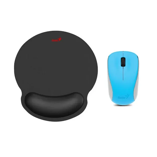 COMBO GENIUS MOUSE NX -7000 AZUL PAD MOUSE G-WMP 100 C/DESCANSADOR