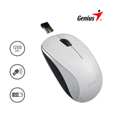 COMBO GENIUS MOUSE NX -7000 BLANCO PAD MOUSE G-WMP 100 C/DESCANSADOR