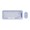 COMBO LOGITECH TECLADO  + MOUSE POP ICON LILA BLUETOOTH+PAD MOUSE 200X230 AZUL