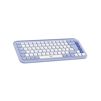 COMBO LOGITECH TECLADO  + MOUSE POP ICON LILA BLUETOOTH+PAD MOUSE 200X230 AZUL