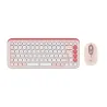 COMBO LOGITECH TECLADO + MOUSE POP ICON  BLUETOOTH+PAD MOUSE 200X230 ROSADO