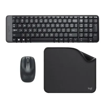 COMBO LOGITECH MK220+PAD MOUSE 200X230 NEGRO