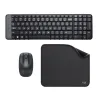 COMBO LOGITECH MK220+PAD MOUSE 200X230 NEGRO