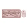 COMBO LOGITECH TECLADO K380S+MOUSE M240 COLOR ROSADO