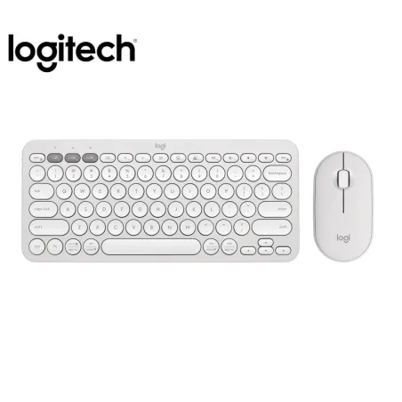 TECLADO LOGITECH PEBBLE 2 K380S BT +MOUSE LOGITECH PEBBLE 2 M350S BLANCO