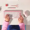 Combo Teclado + Mouse Logitech POP ICON + Mouse Pad DeskPad 300 x 700mm