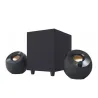 PARLANTE CREATIVE PEBBLE PLUS 2.1 8W/16W 3.5MM USB-POWER BLACK