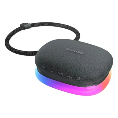 PARLANTE PHILIPS TAS2307 RGB BLUETOOTH 7H 5W/10W USB-C BLACK