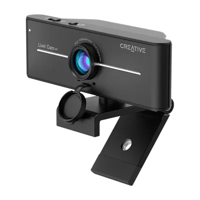CAMARA CREATIVE LIVE! CAM SYNC 4K UHD 2160P DUAL MIC USB C/TAPA BLACK