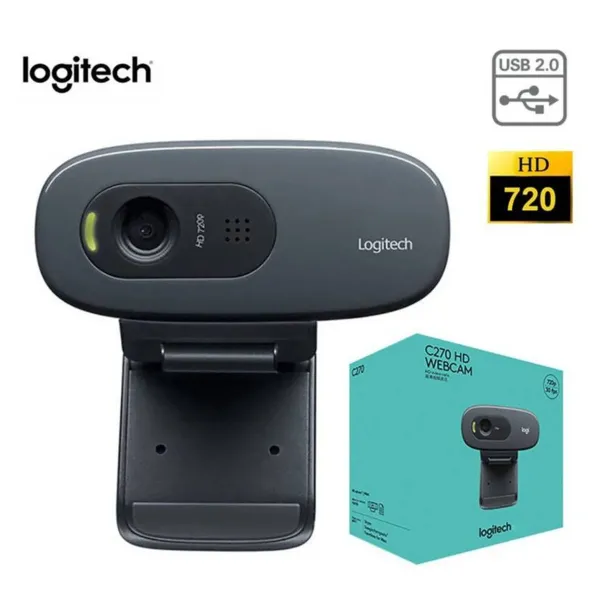 CAMARA LOGITECH C270 HD 720P