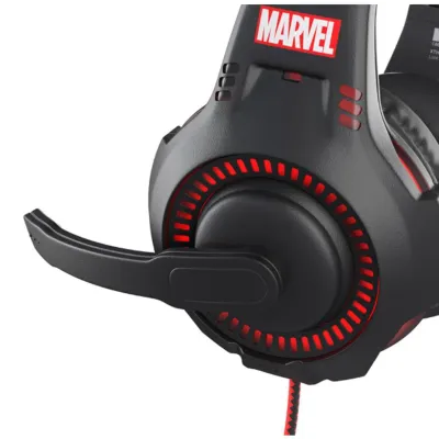 AUDIFONO C/MICROF.XTECH GAMING SPIDERMAN MULTIPLAFORM 3.5MM+USB-A CONTROL VOLUMEN/MUTE LED BLACK/RED