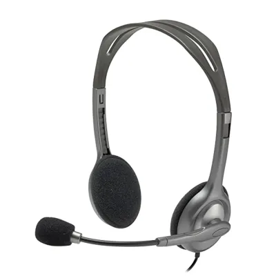 AUDIFONO C/MICROF. LOGITECH H111 SILVER