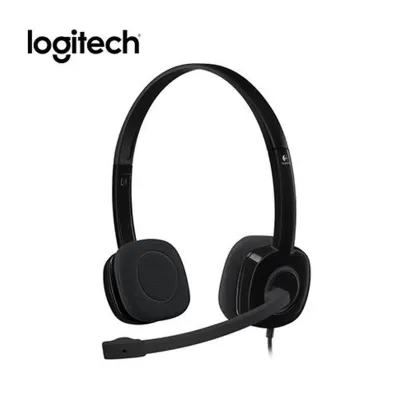 AUDIFONO C/MICROF. LOGITECH H151 STEREO BLACK (981-000587)