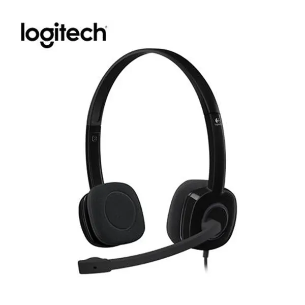 AUDIFONO C/MICROF. LOGITECH H151 STEREO BLACK (981-000587)