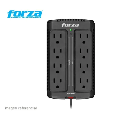 ESTABILIZADOR FORZA 900VA FVR-902 450W 8 TOMAS 220V