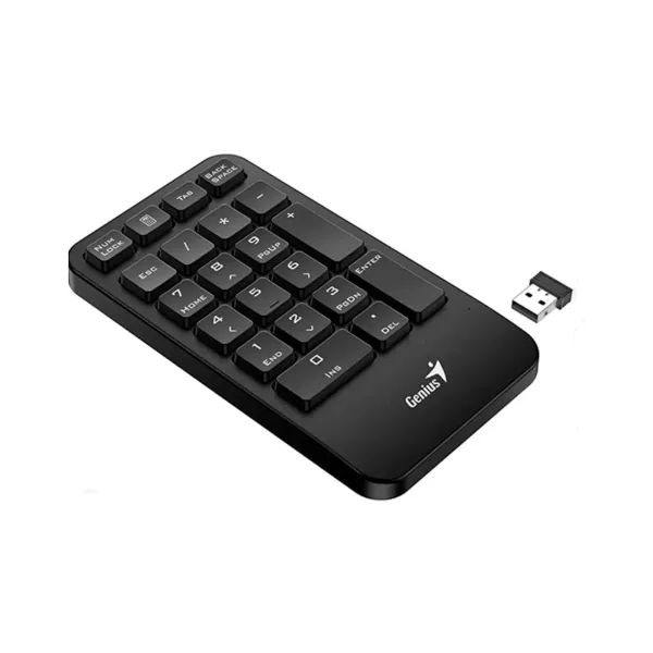 TECLADO NUMERICO GENIUS NUMPAD 1000 WIRELESS AI COPILOT USB CHOCOLATE KEYS BLACK