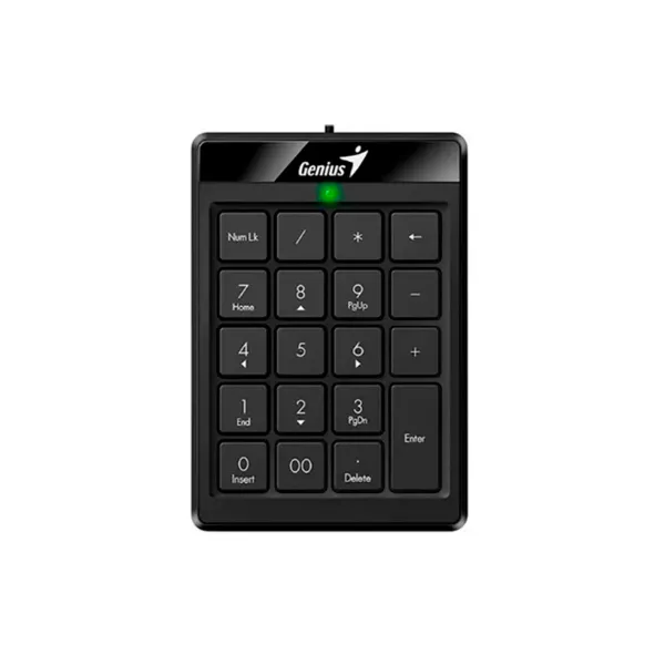 TECLADO NUMERICO GENIUS NUMPAD 110 USB CHOCOLATE KEYS BLACK