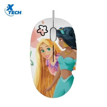 MOUSE LICENCIADO XTECH PRINCESS XTM-D406PS USB 1200 DPI LIGERO 68GR